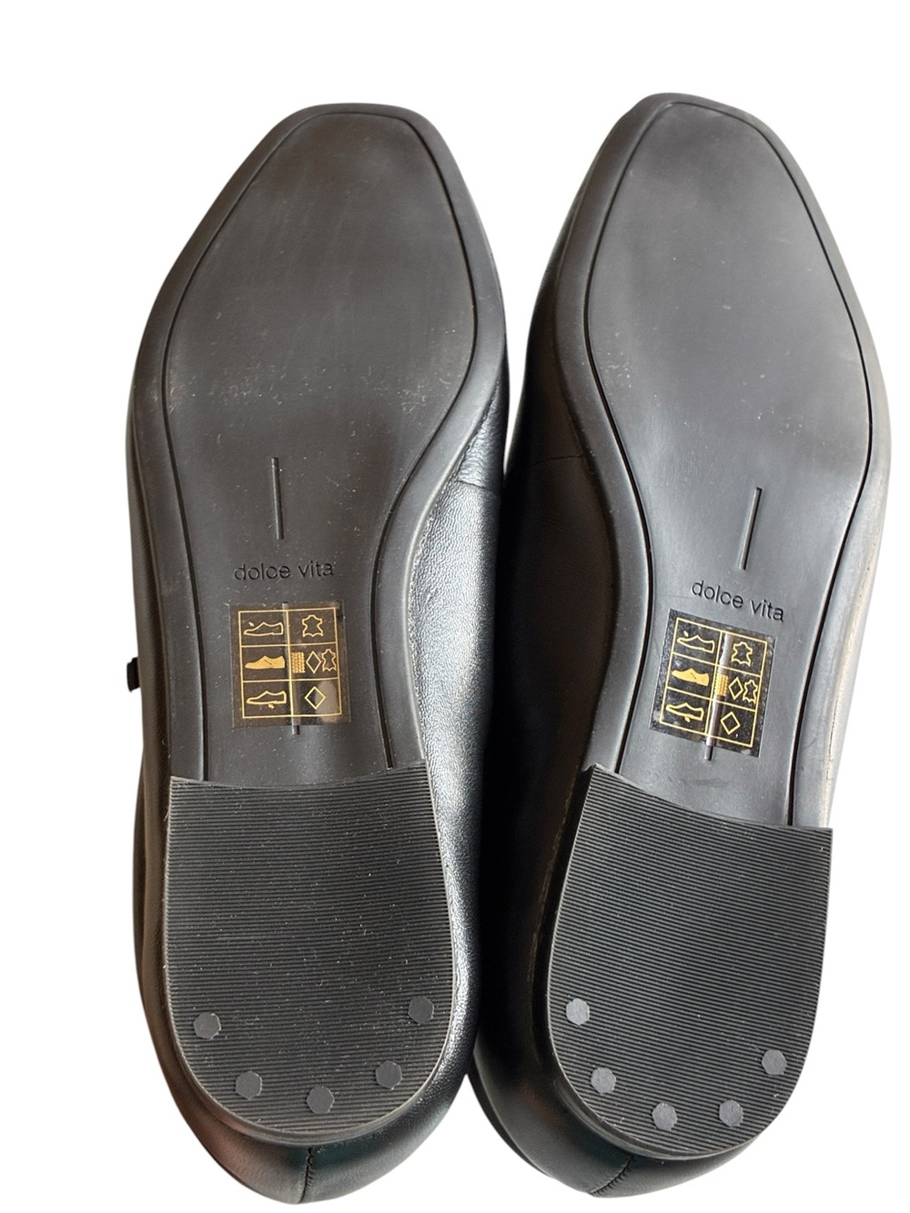 Dolce Vita Aileen Mary Jane Flats Black Leather Size 7.5 NIB - Picture 9 of 12